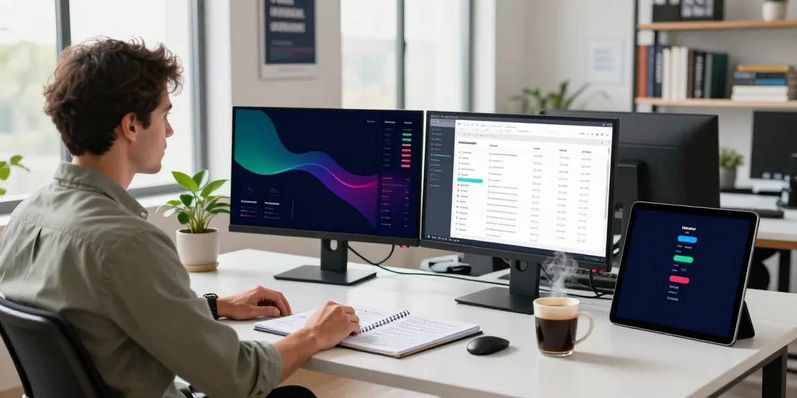 SEO specialist using instant indexing strategies in a modern workspace