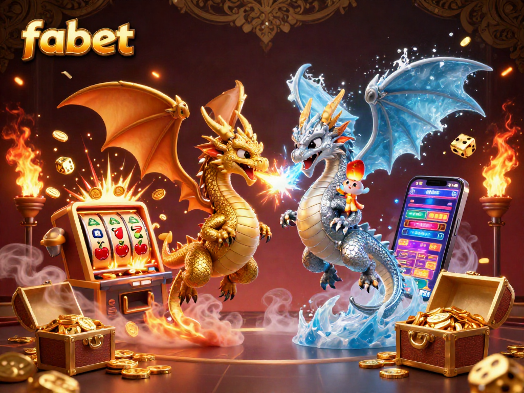 Experience fabet's thrilling 3D casino world showcasing dragons and dynamic betting elements.