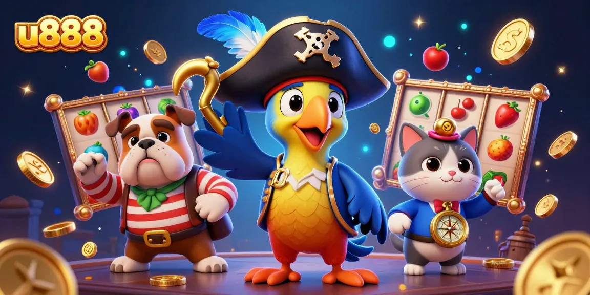 Experience thrilling slots with u888 as a pirate captain and crew navigate exciting gaming adventures.