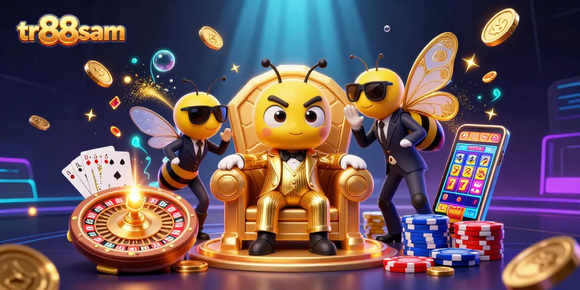 Join the bumblebee mob boss at tr88sam's gambling kingdom filled with coins and excitement!